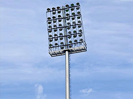 20 Meter Stadium High Mast Pole Manufacturers