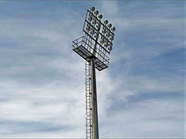 20 Meter Stadium High Mast Pole Manufacturers